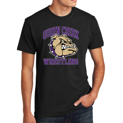 Queen Creek Bulldog Wrestling T-shirt Thumbnail