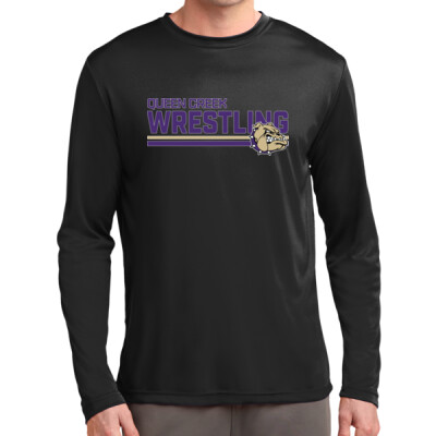 Unisex Queen Creek Wrestling Long Sleeve Dri-fit Shirt Thumbnail