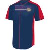 B3VP Youth Full-Button Baseball Jersey Thumbnail